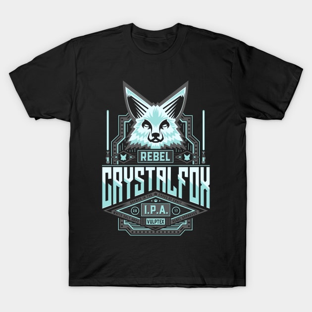 Crystal Fox IPA T-Shirt by barrettbiggers